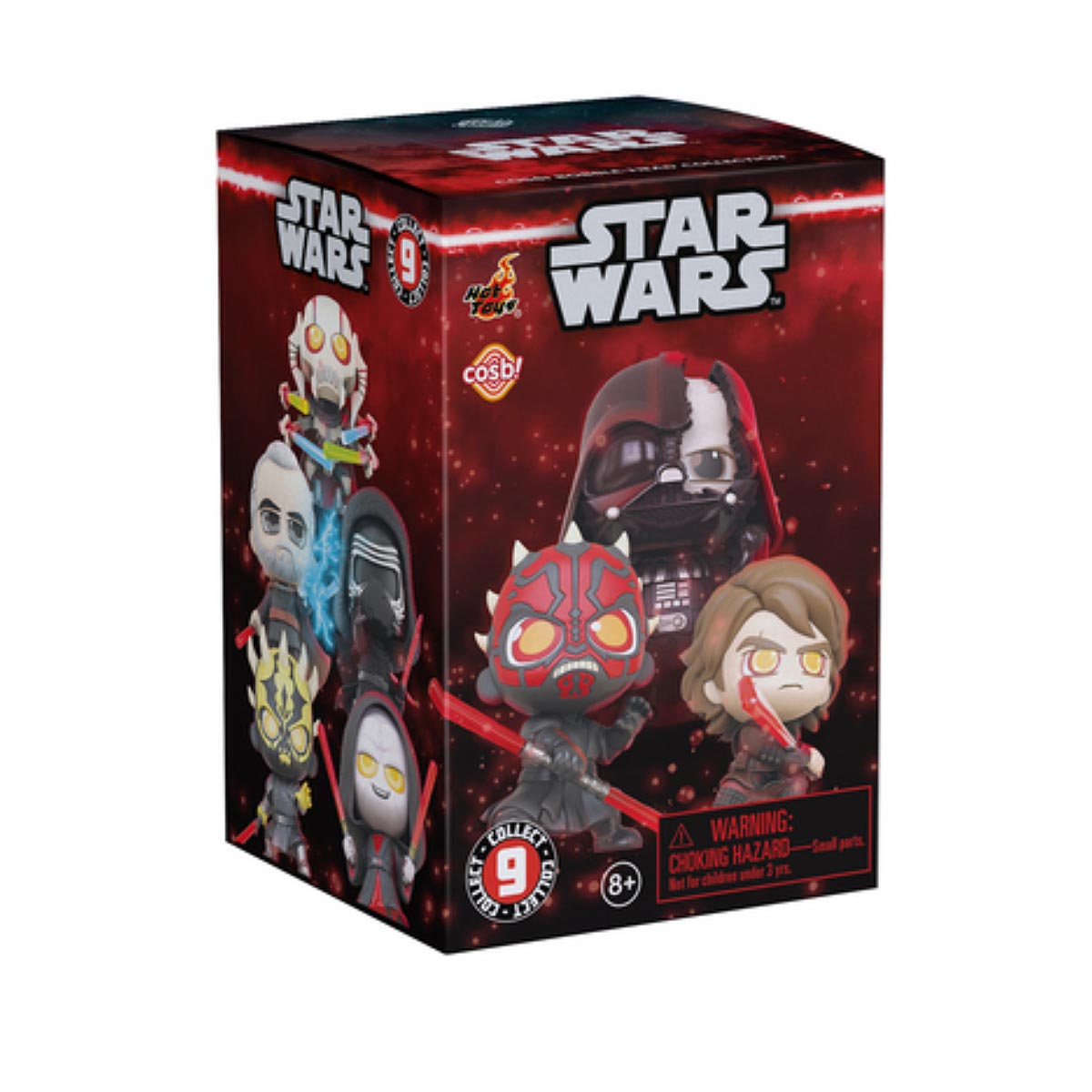 Blind Box Display (8 Stk.): Cosbi Minifiguren - Dark Side