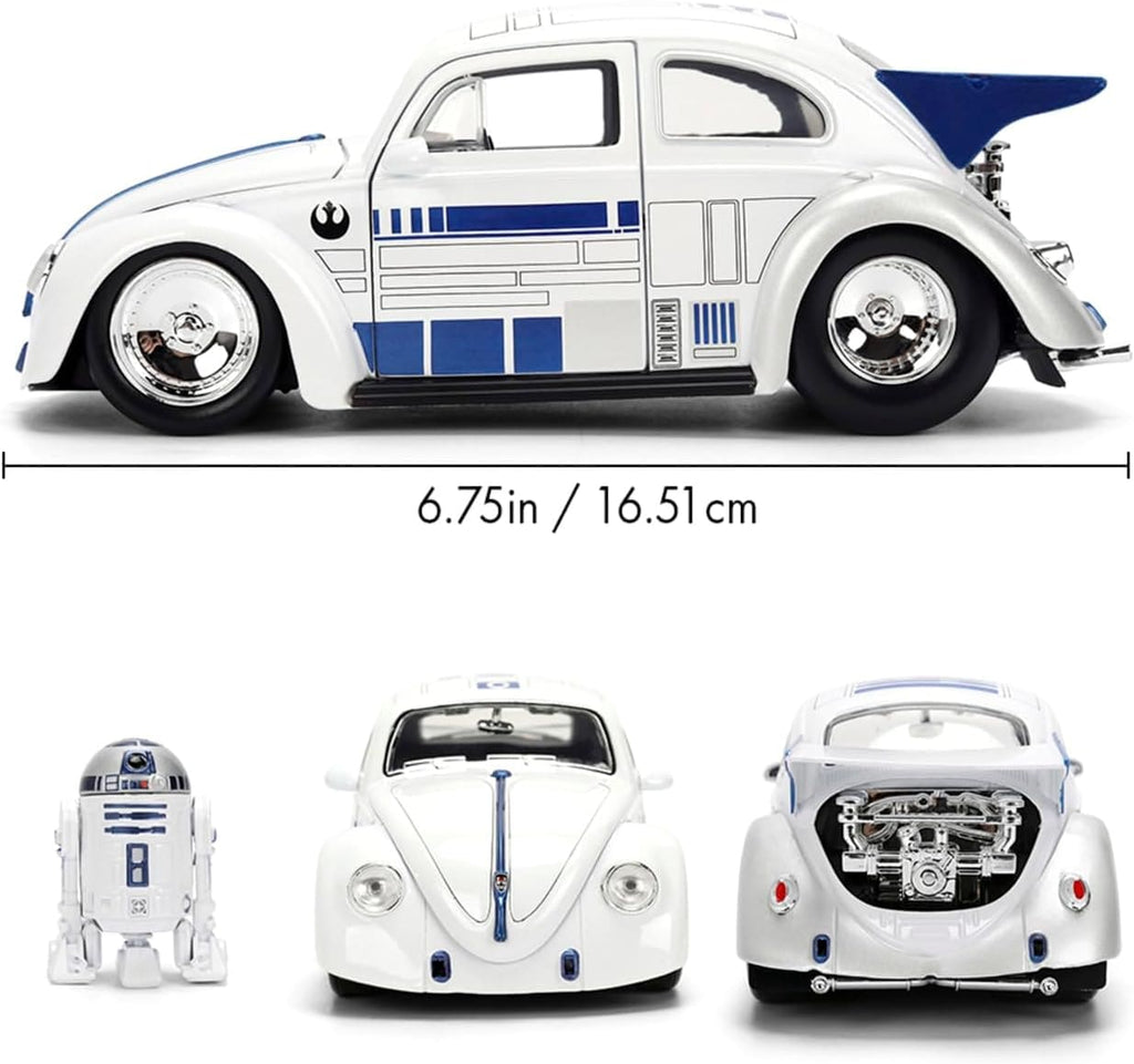 Diecast Modell R2-D2 1959 VW Drag Beetle - 1/24