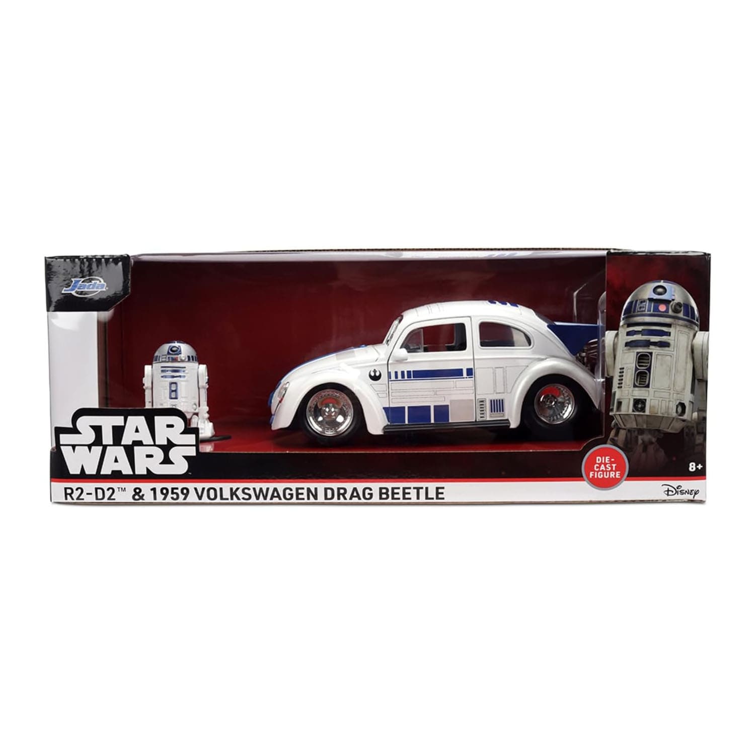 Diecast Modell R2-D2 1959 VW Drag Beetle - 1/24