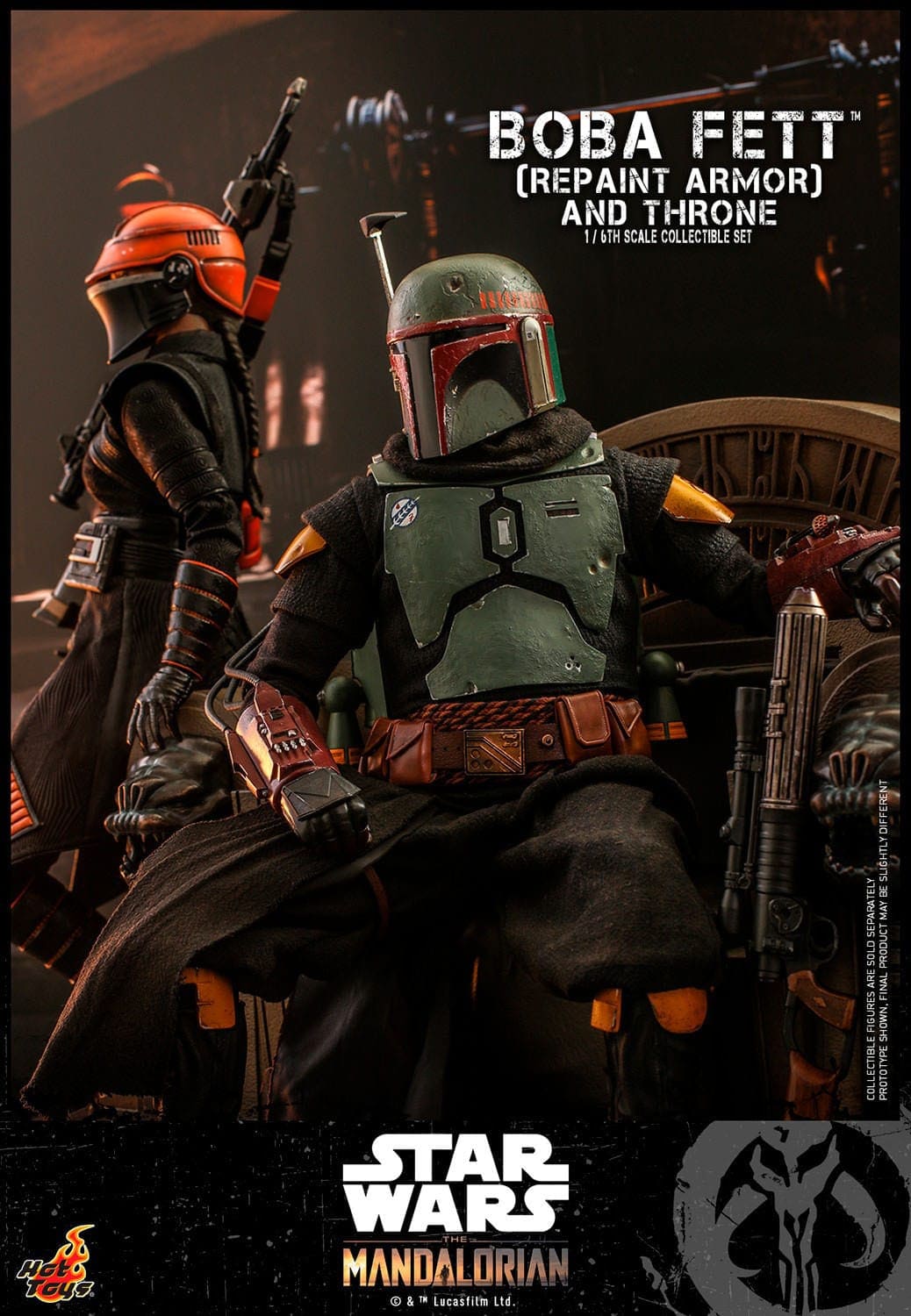 Boba Fett Repaint Armor and Throne (Special Edition) - The Mandalorian