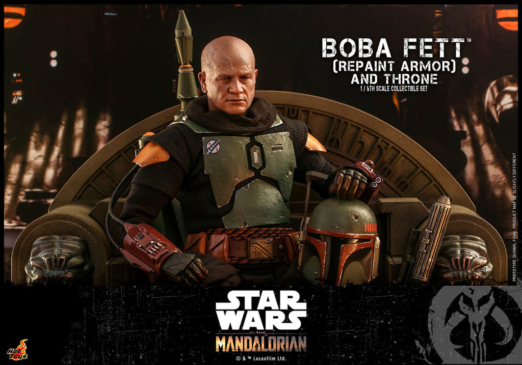 Boba Fett Repaint Armor and Throne (Special Edition) - The Mandalorian