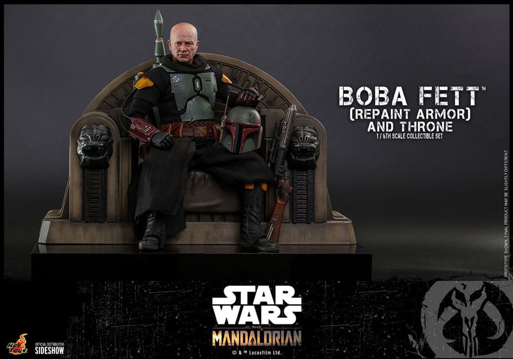 Boba Fett Repaint Armor and Throne (Special Edition) - The Mandalorian