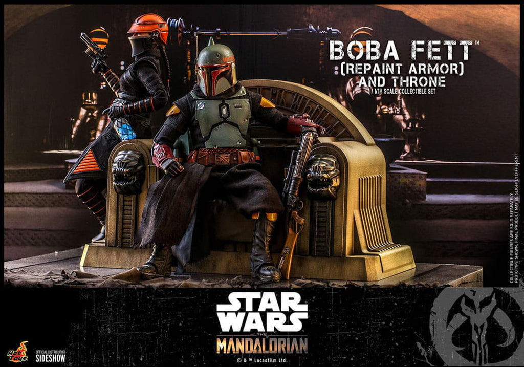 Boba Fett Repaint Armor and Throne (Special Edition) - The Mandalorian
