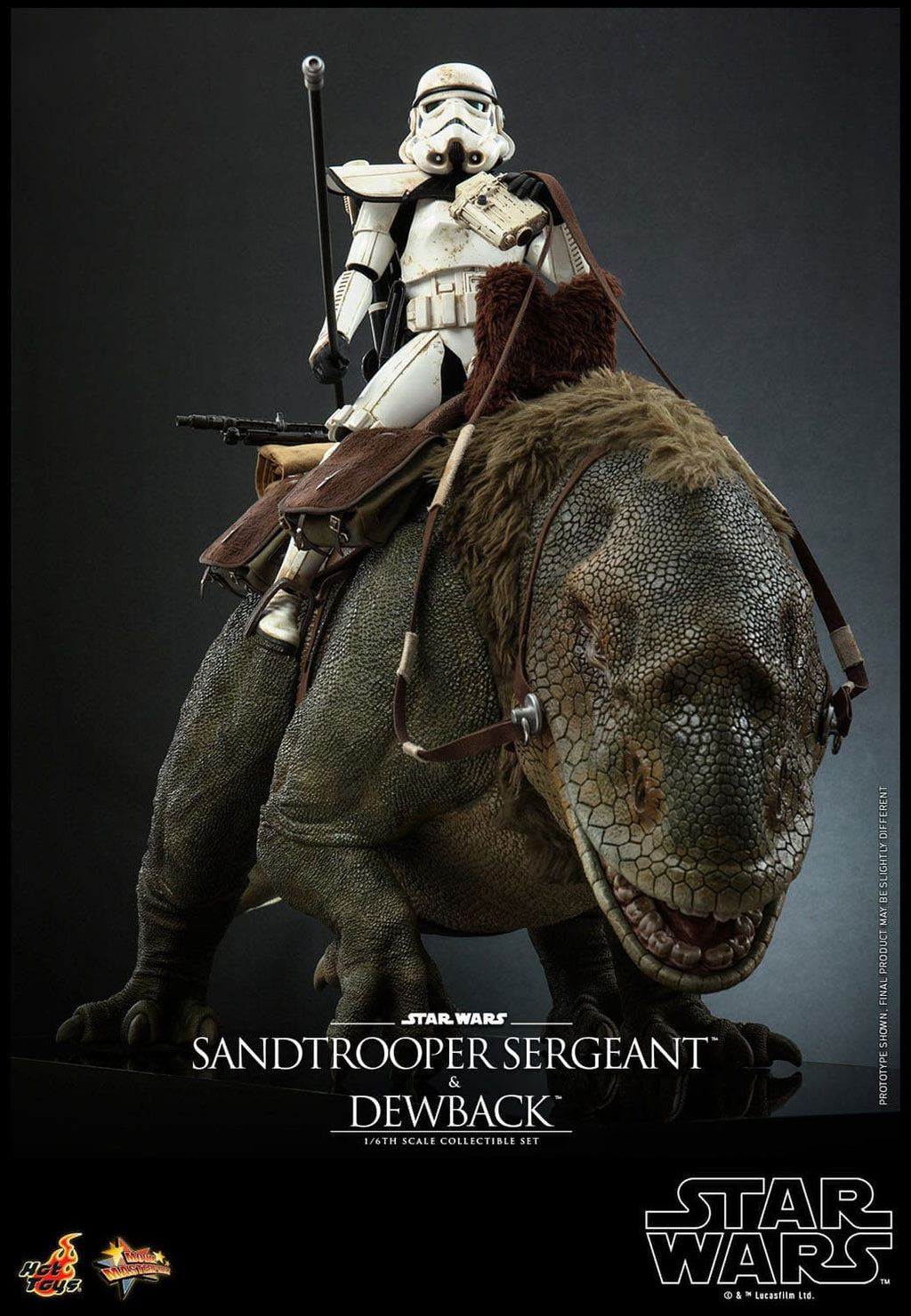 2er-Pack 1/6 Sandtrooper Sergeant & Dewback - Episode IV - Movie Masterpiece