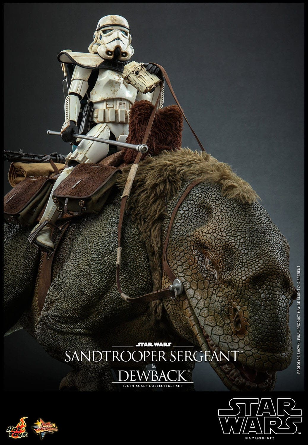 2er-Pack 1/6 Sandtrooper Sergeant & Dewback - Episode IV - Movie Masterpiece