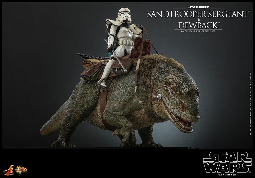 2er-Pack 1/6 Sandtrooper Sergeant & Dewback - Episode IV - Movie Masterpiece