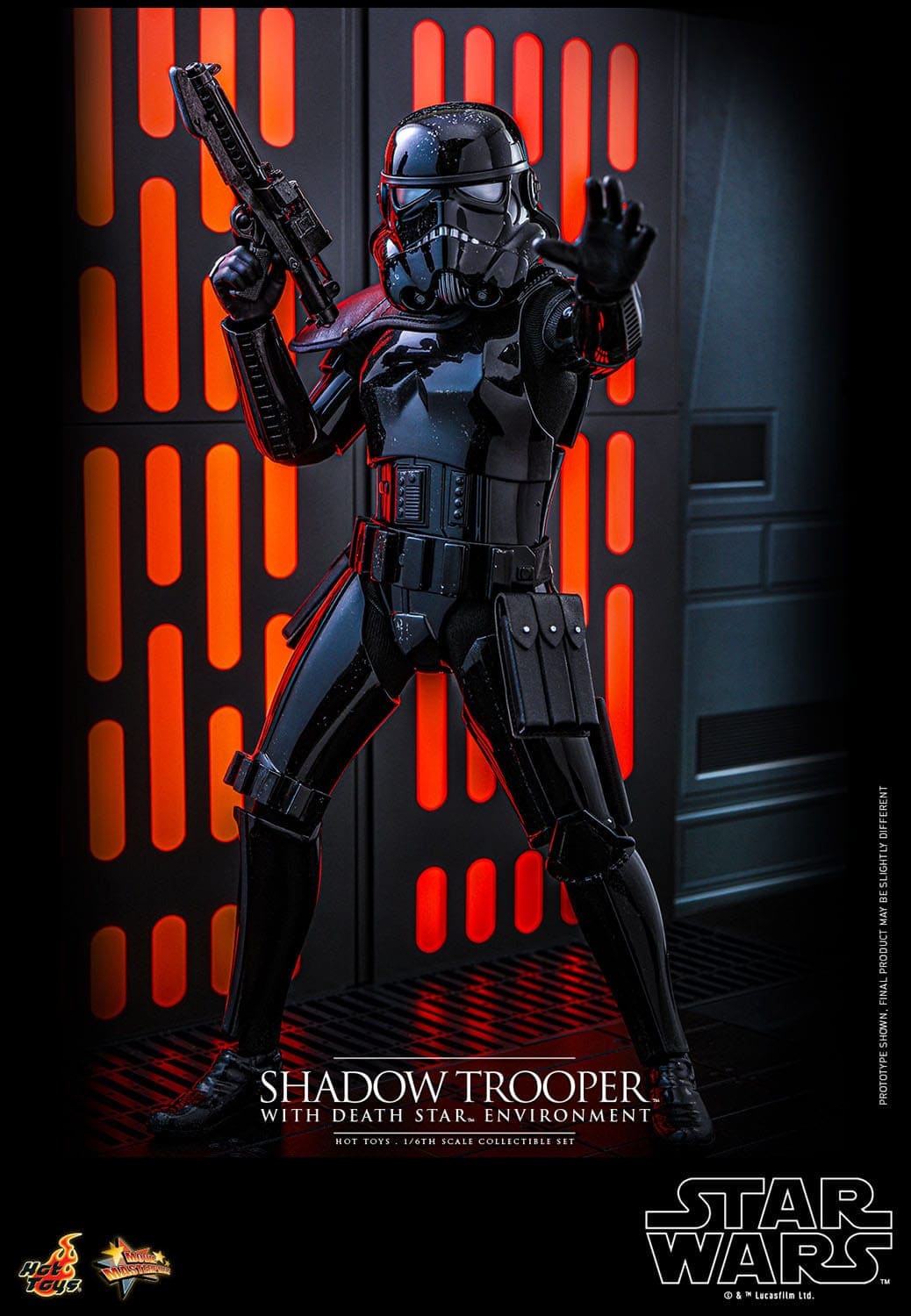 Shadow Trooper with Death Star Environment - Movie Masterpiece