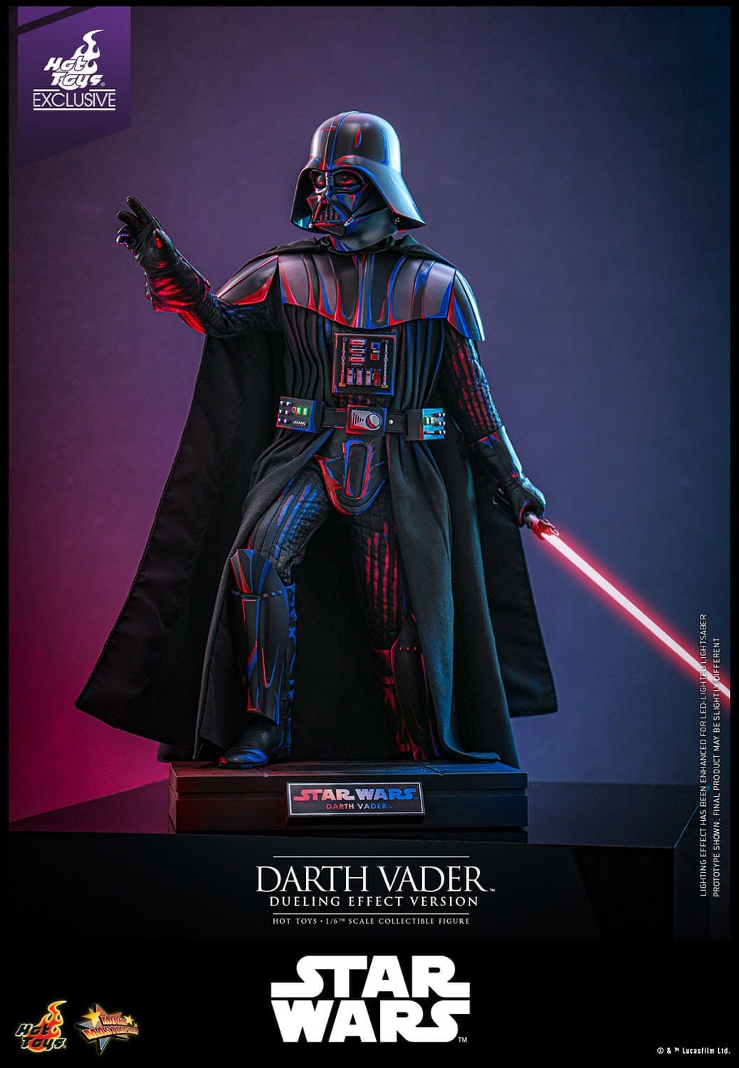 Darth Vader (Dueling Effect Version) - Movie Masterpiece - HT Exclusive