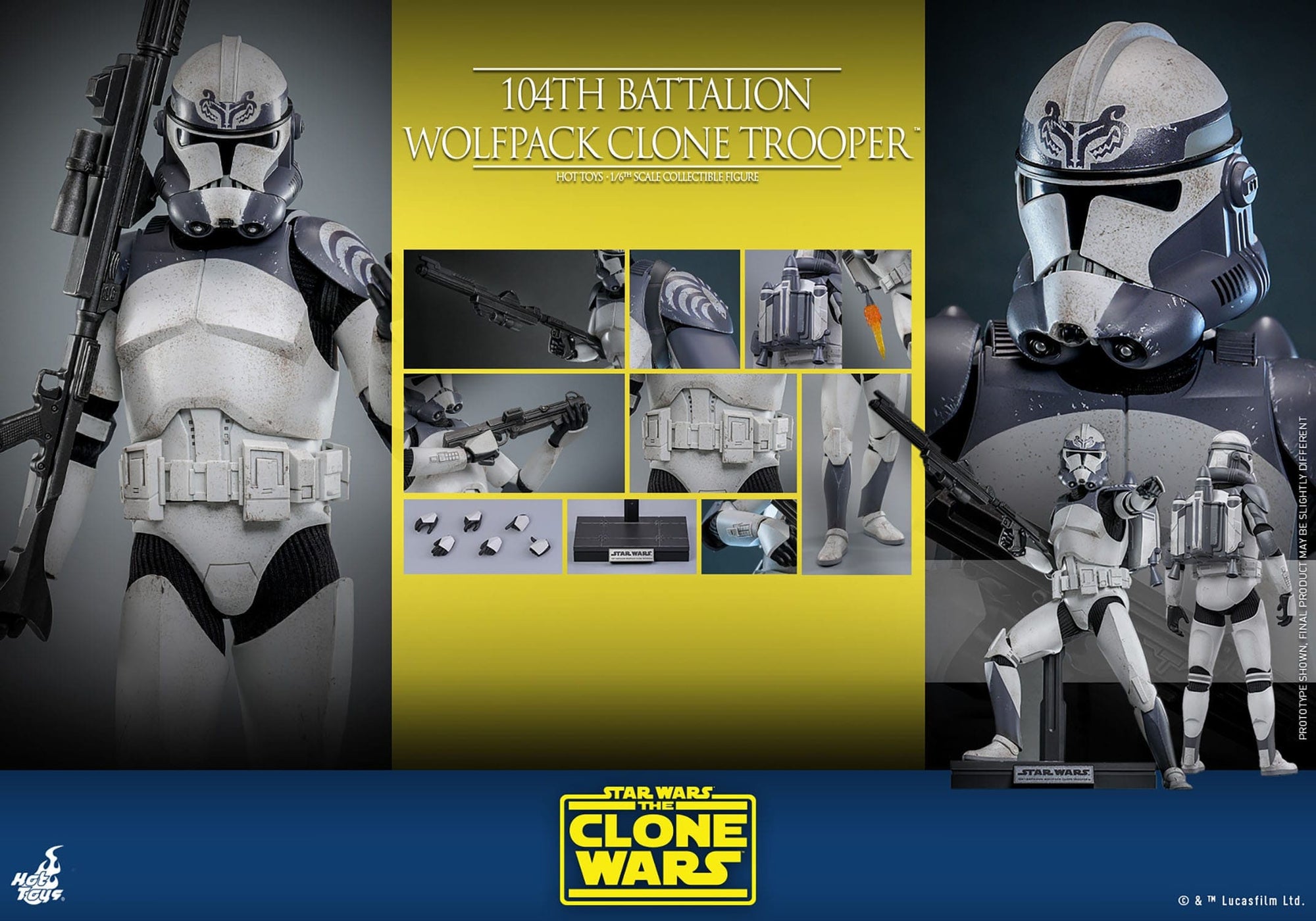 104th Battalion Wolfpack Clone Trooper - The Clone Wars