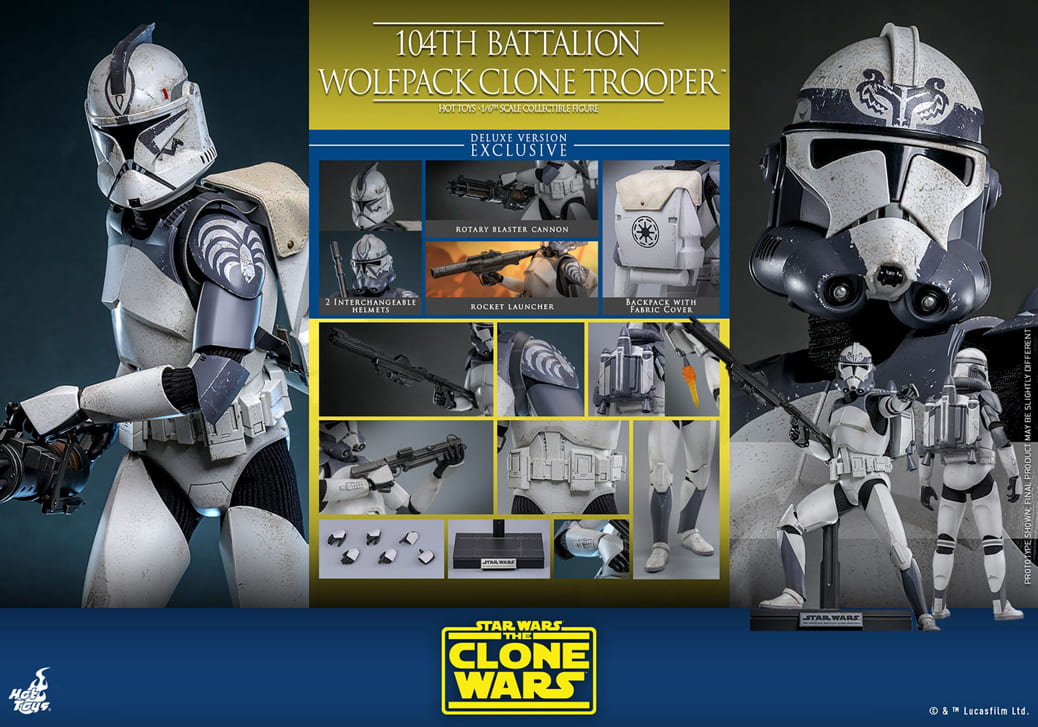104th Battalion Wolfpack Clone Trooper (Deluxe Version) - The Clone Wars