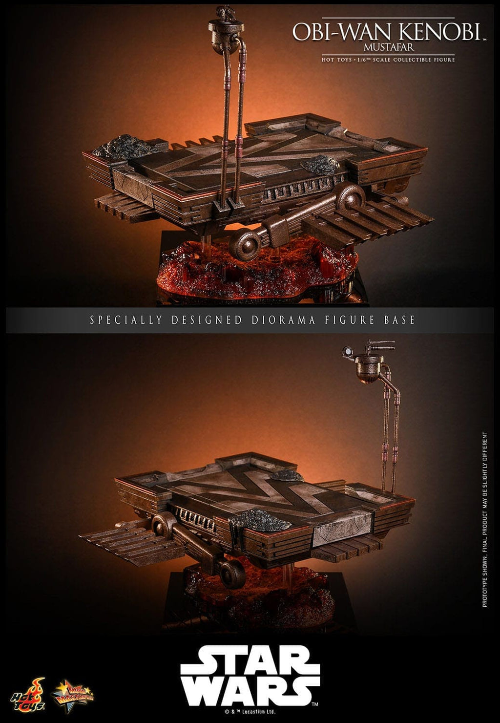 Obi-Wan Kenobi (Mustafar) - Episode III - Movie Masterpiece