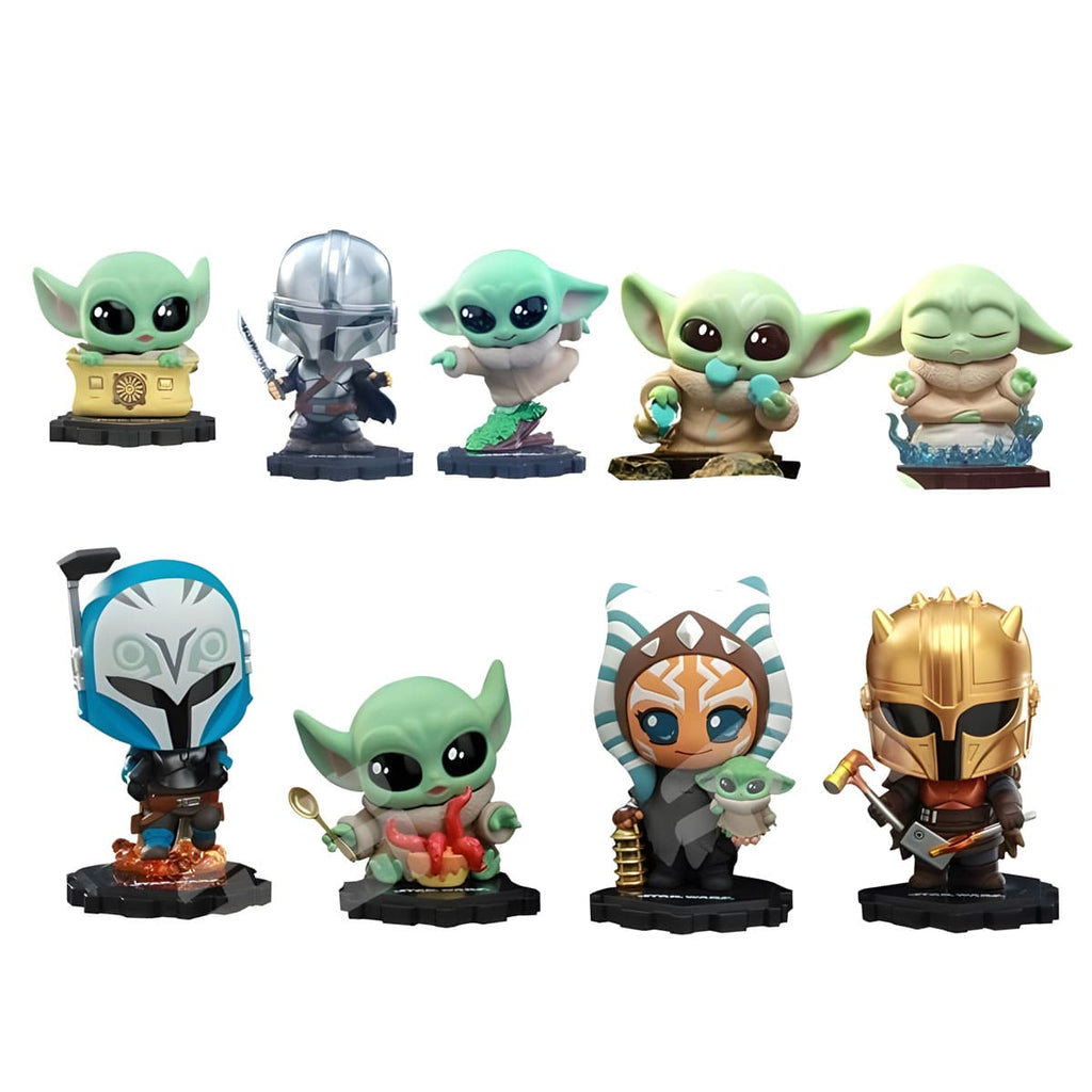 Blind Box Display (8 Stk.): Cosbi Minifiguren - The Mandalorian