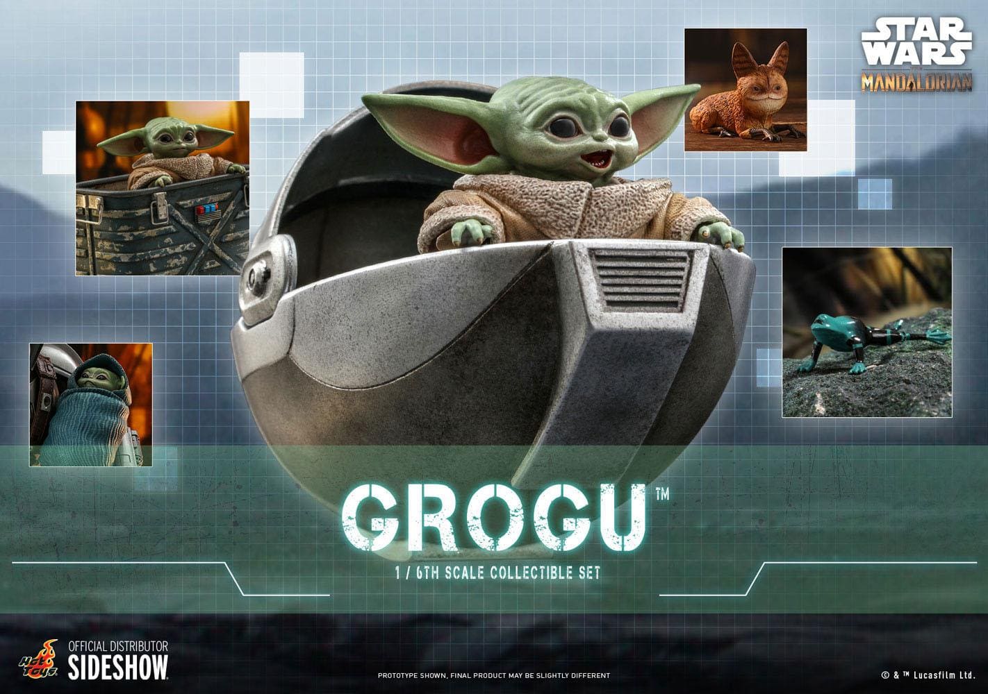 3er-Set: Grogu - 1/6 - The Mandalorian
