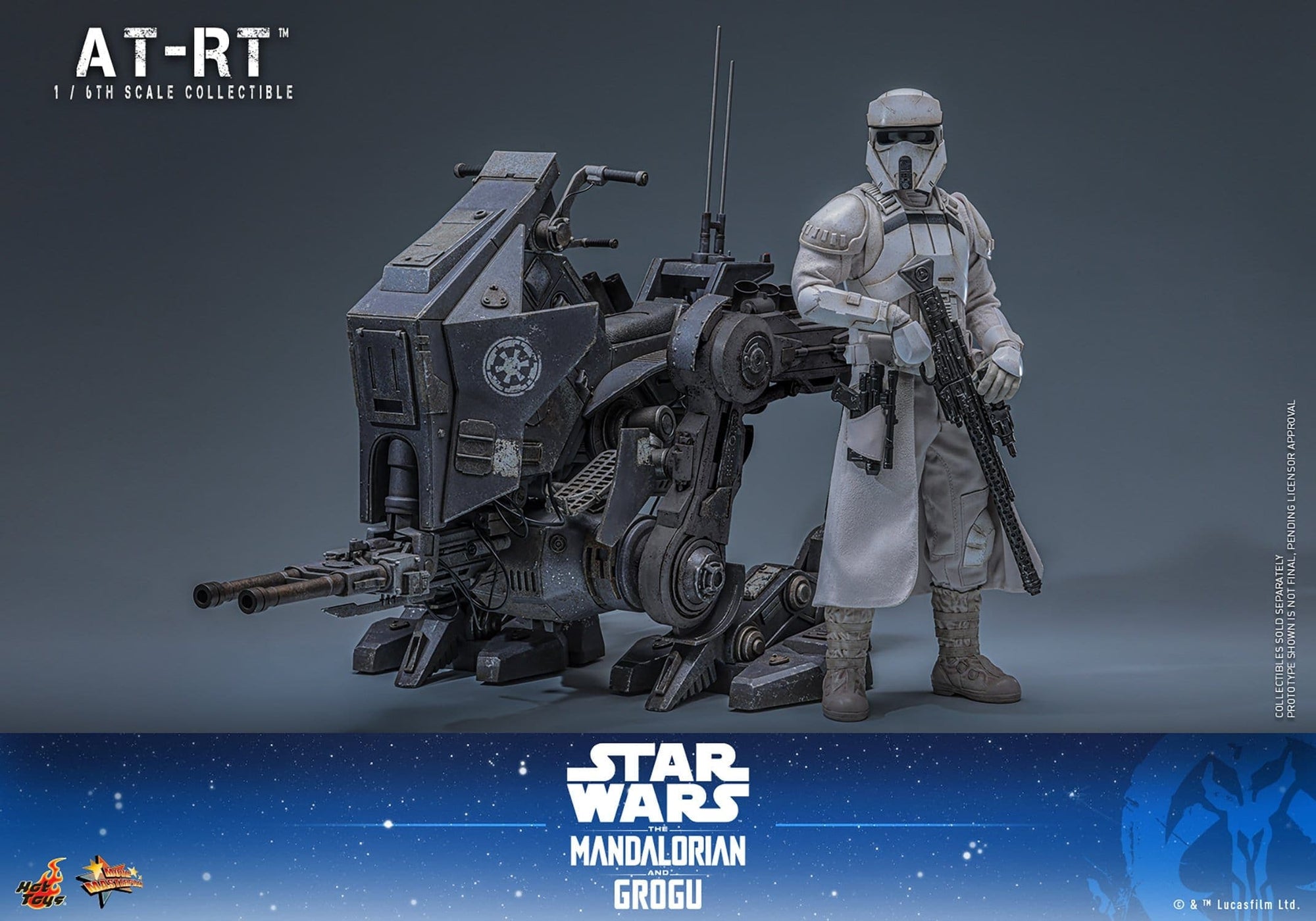 Set: Imperial Remnant AT-RT Driver & AT-RT - 1/6 - The Mandalorian & Grogu