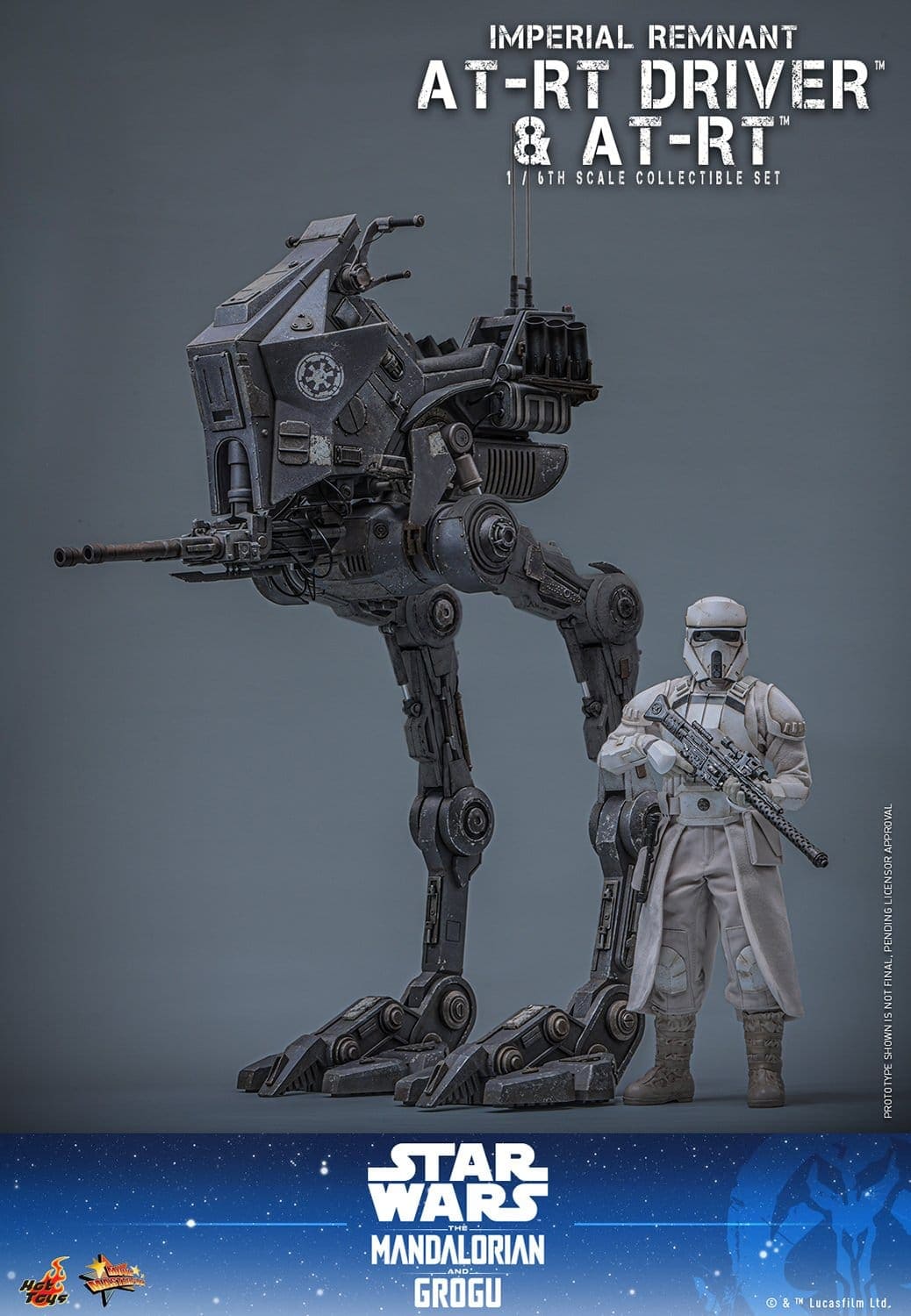 Set: Imperial Remnant AT-RT Driver & AT-RT - 1/6 - The Mandalorian & Grogu