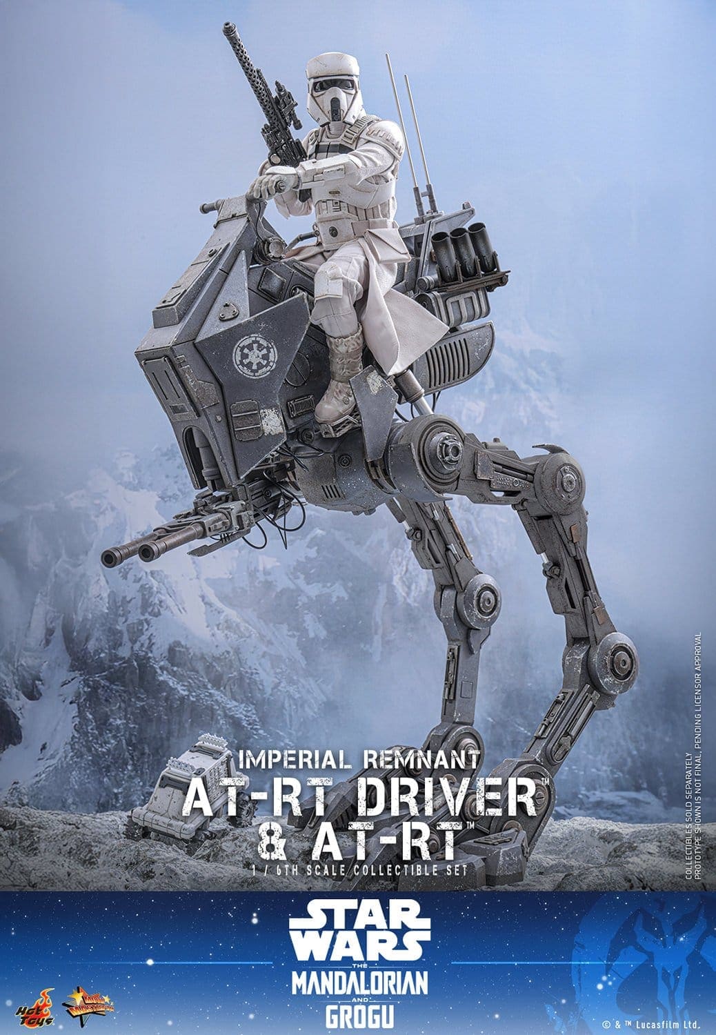 Set: Imperial Remnant AT-RT Driver & AT-RT - 1/6 - The Mandalorian & Grogu