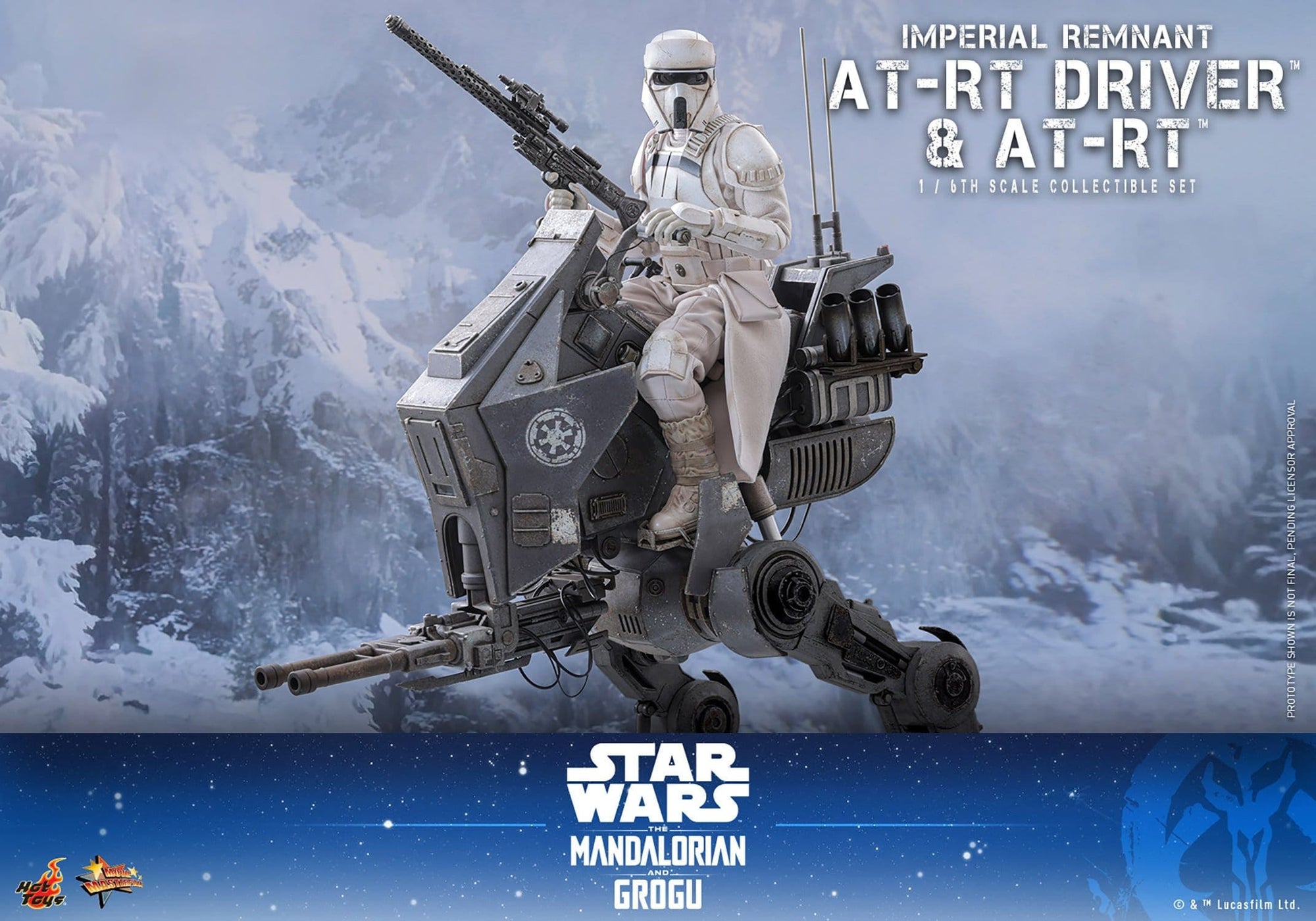 Set: Imperial Remnant AT-RT Driver & AT-RT - 1/6 - The Mandalorian & Grogu