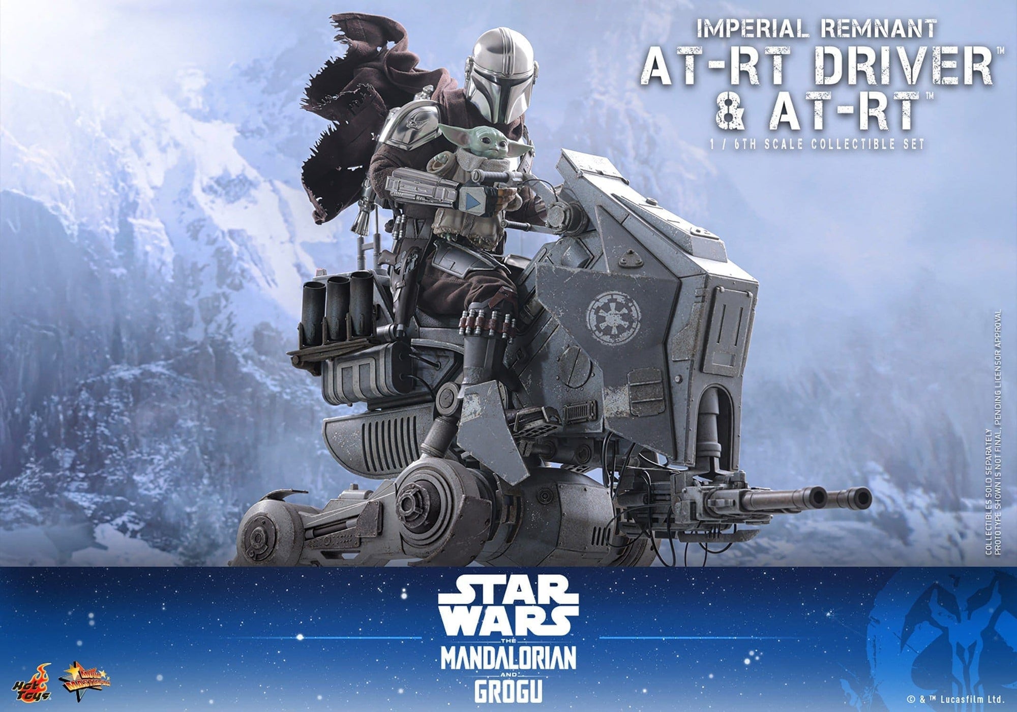 Set: Imperial Remnant AT-RT Driver & AT-RT - 1/6 - The Mandalorian & Grogu
