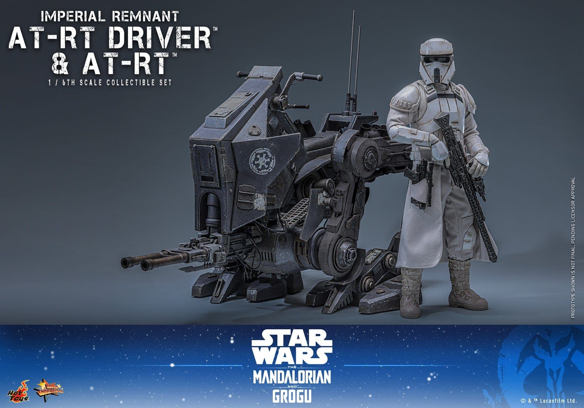 Set: Imperial Remnant AT-RT Driver & AT-RT - 1/6 - The Mandalorian & Grogu