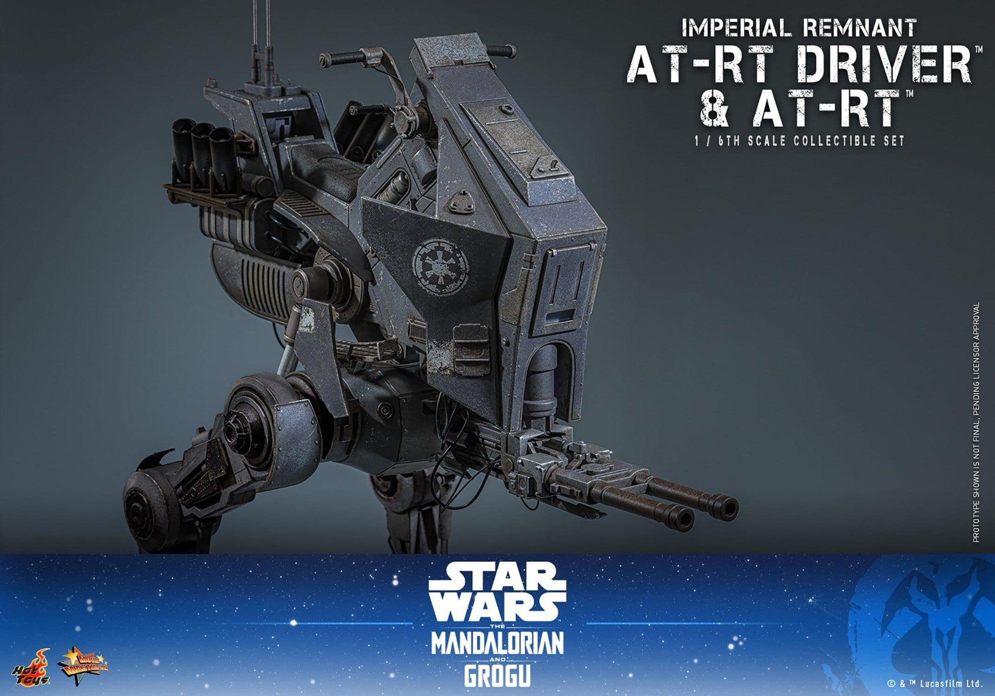 Set: Imperial Remnant AT-RT Driver & AT-RT - 1/6 - The Mandalorian & Grogu
