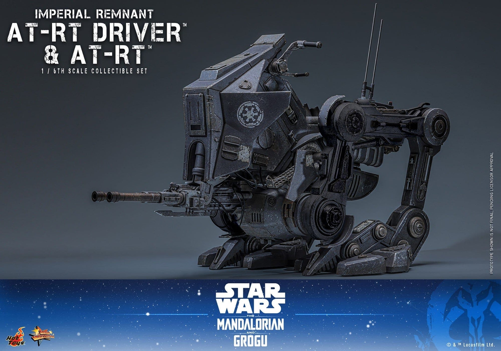 Set: Imperial Remnant AT-RT Driver & AT-RT - 1/6 - The Mandalorian & Grogu