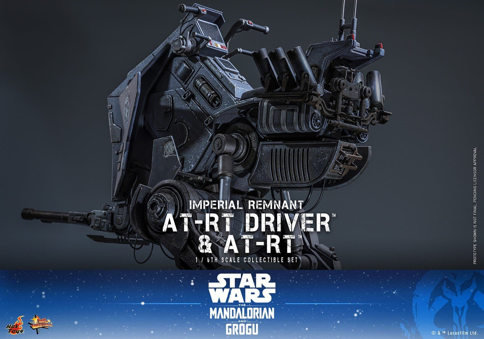 Set: Imperial Remnant AT-RT Driver & AT-RT - 1/6 - The Mandalorian & Grogu