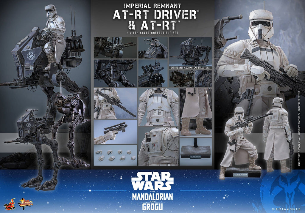 Set: Imperial Remnant AT-RT Driver & AT-RT - 1/6 - The Mandalorian & Grogu