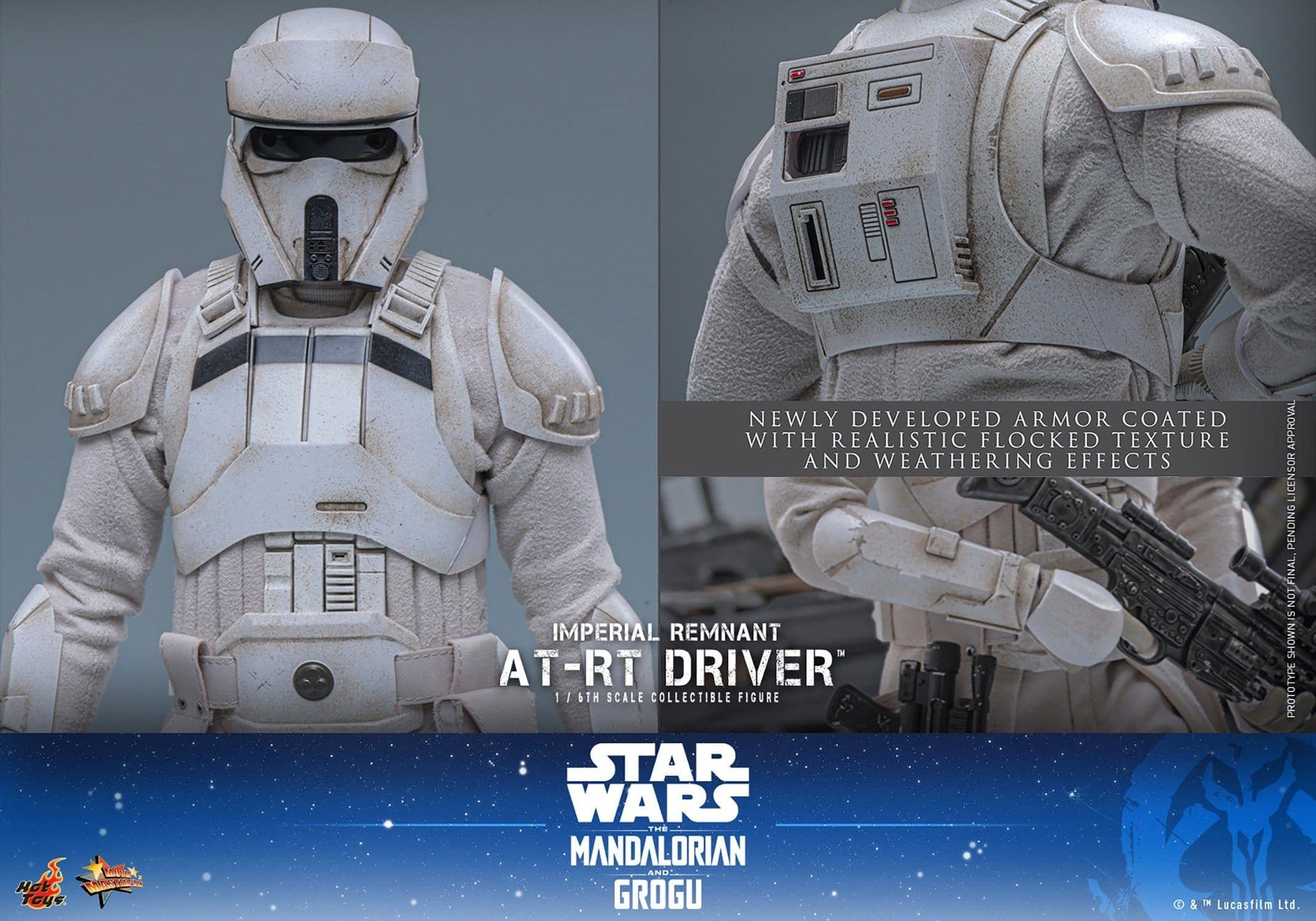 Set: Imperial Remnant AT-RT Driver & AT-RT - 1/6 - The Mandalorian & Grogu