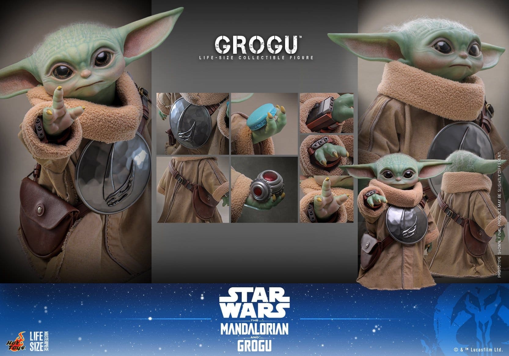 Grogu - Lebensgröße - The Mandalorian & Grogu