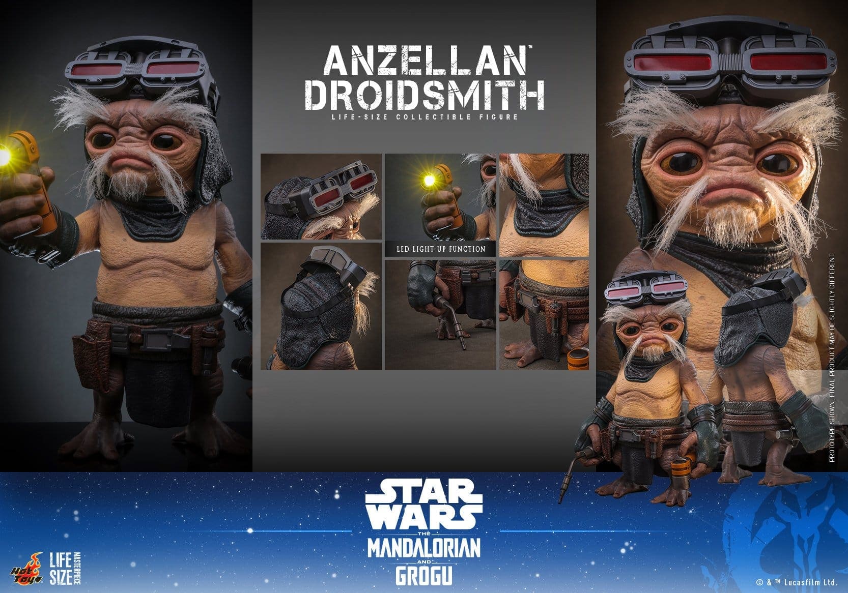Anzellan Droidsmith - Lebensgröße - The Mandalorian & Grogu