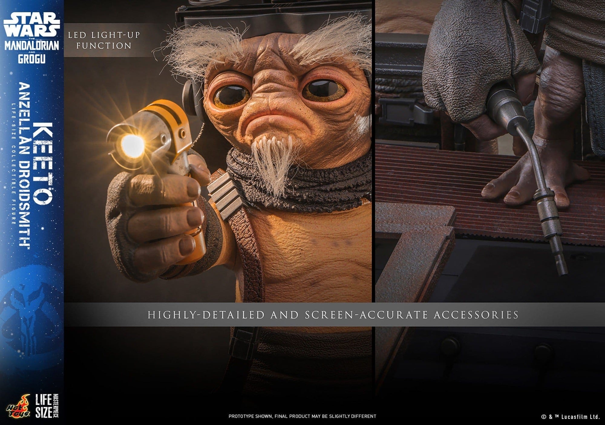 Keeto (Anzellan Droidsmith) - Life-Size - The Mandalorian & Grogu