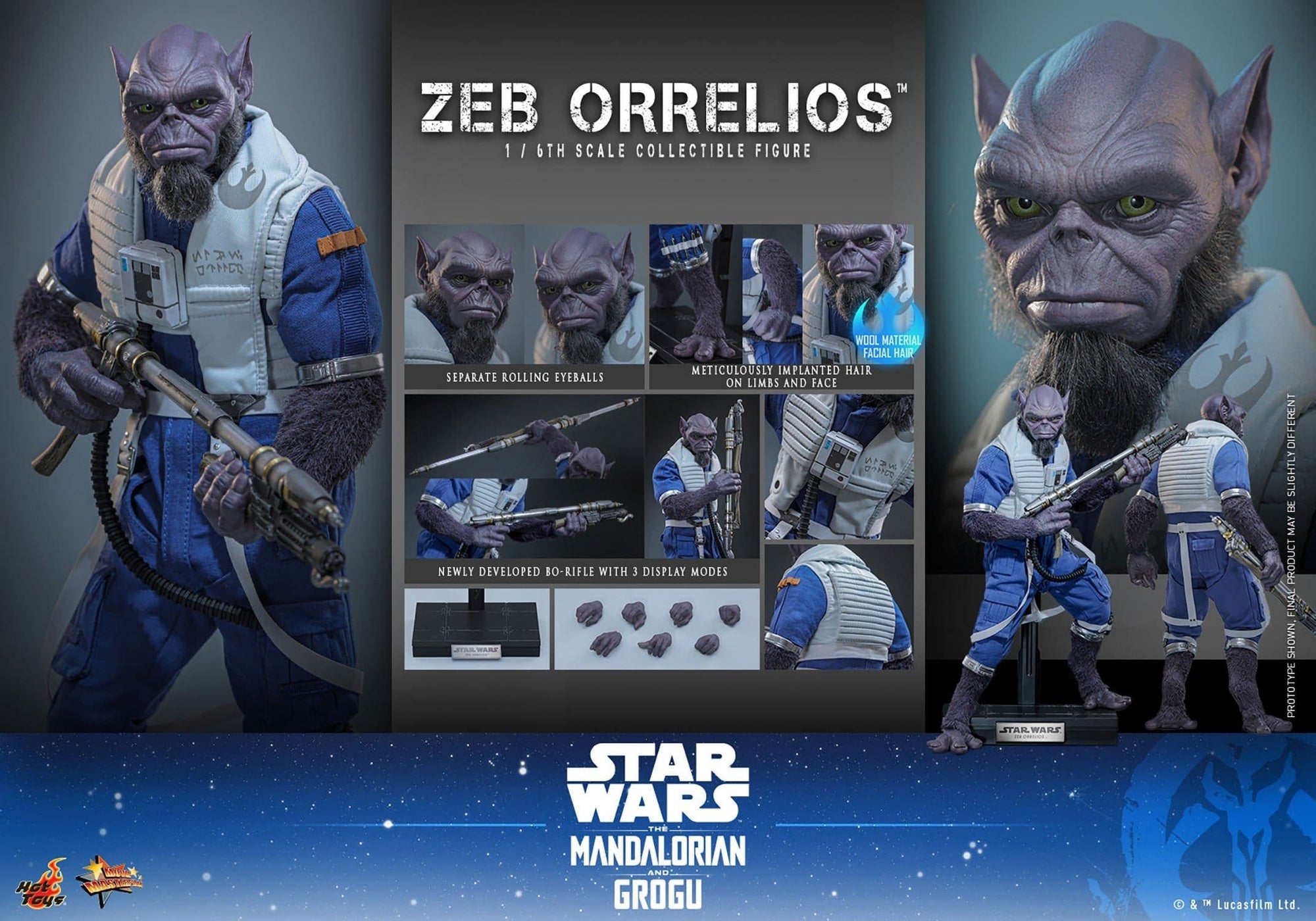 Zeb Orrelios - 1/6 - The Mandalorian & Grogu