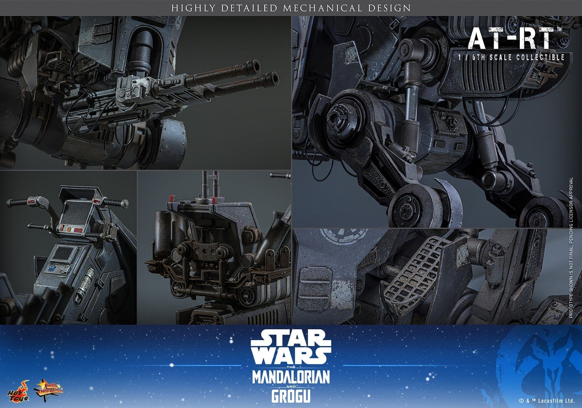 Fahrzeug AT-RT - 1/6 - The Mandalorian & Grogu