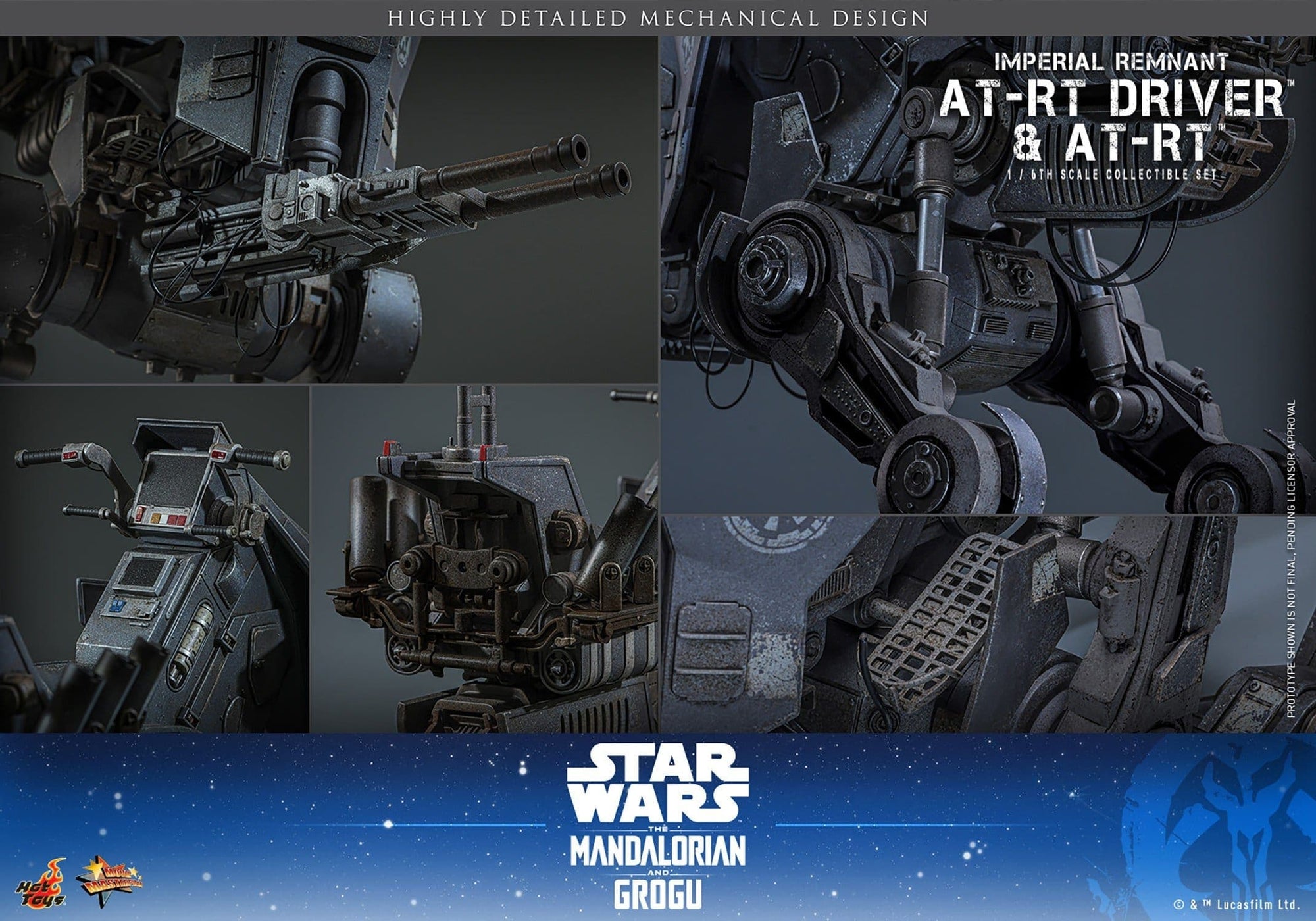 Fahrzeug AT-RT - 1/6 - The Mandalorian & Grogu