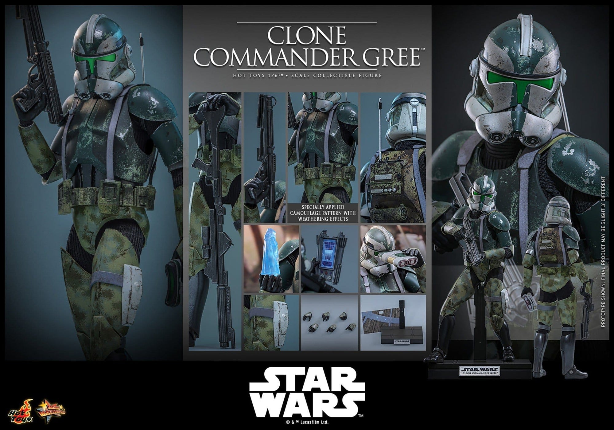 Clone Commander Gree - 1/6 - Movie Masterpiece