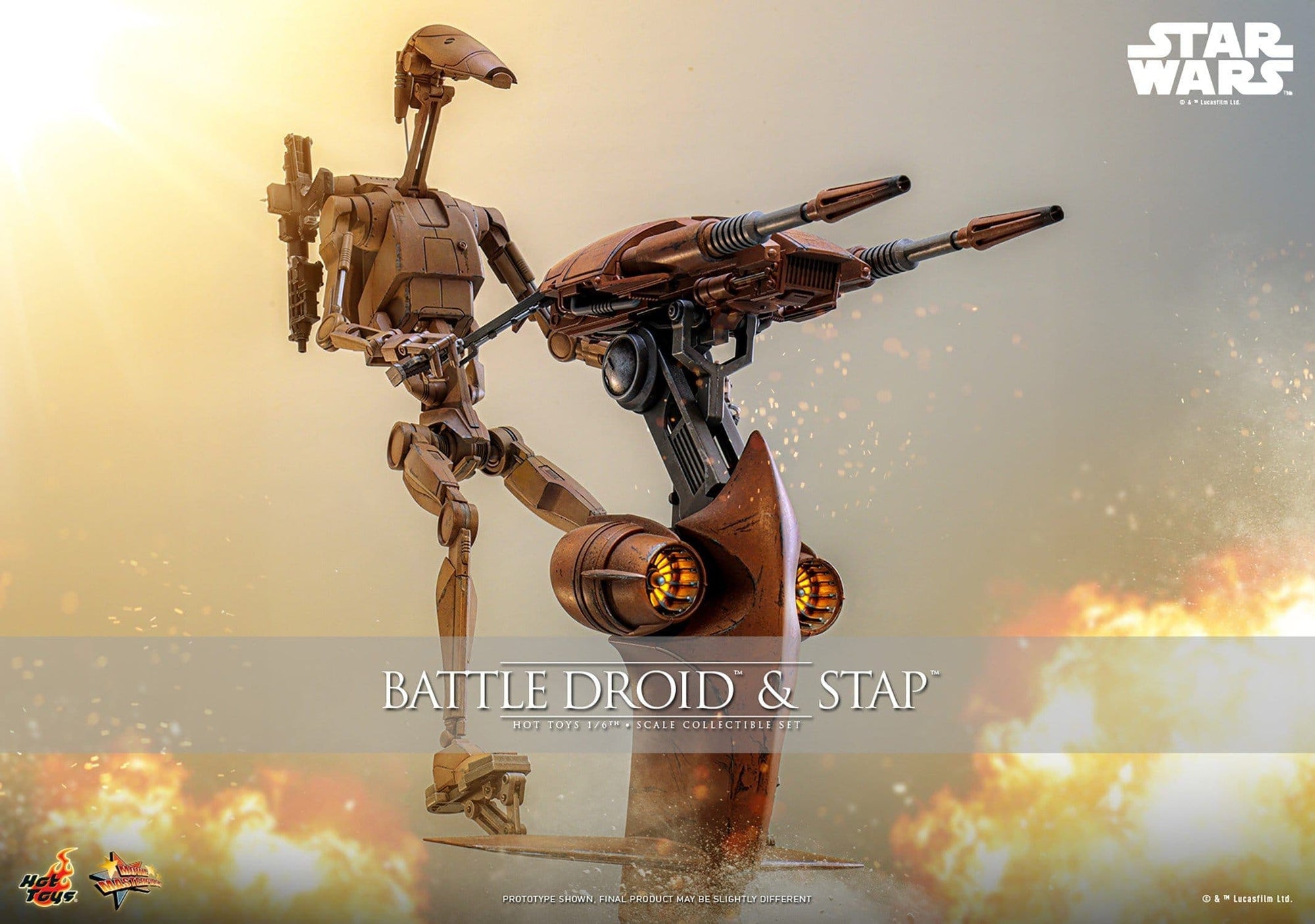 Set: Battle Droid & STAP - 1/6 - EP01