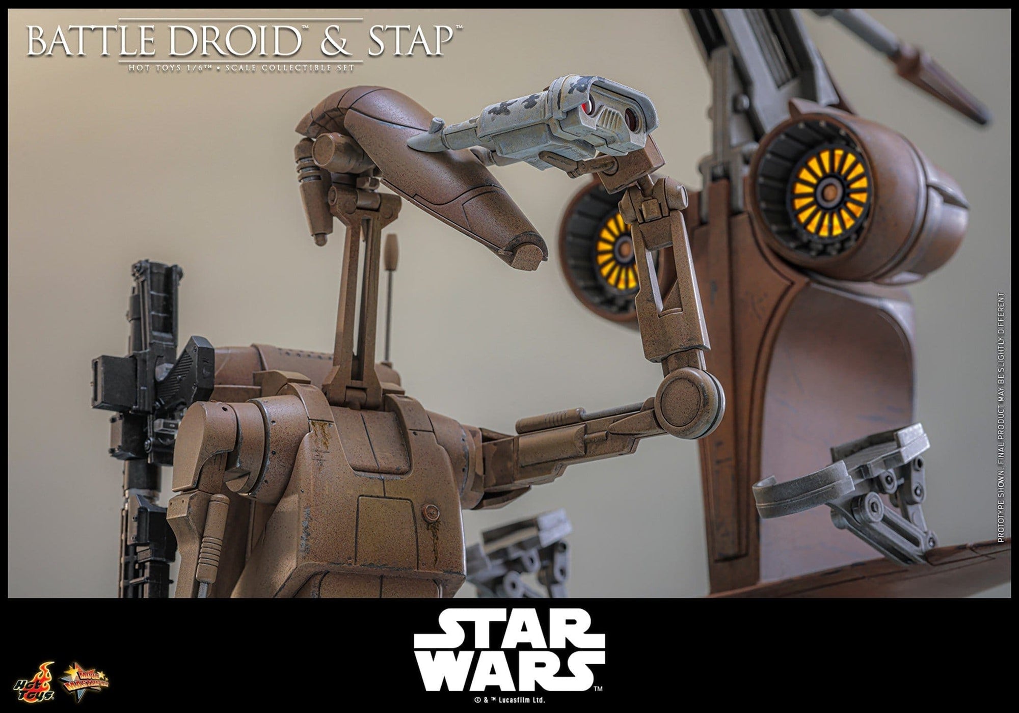 Set: Battle Droid & STAP - 1/6 - EP01