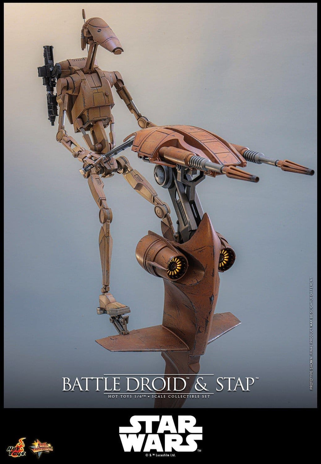 Set: Battle Droid & STAP - 1/6 - EP01