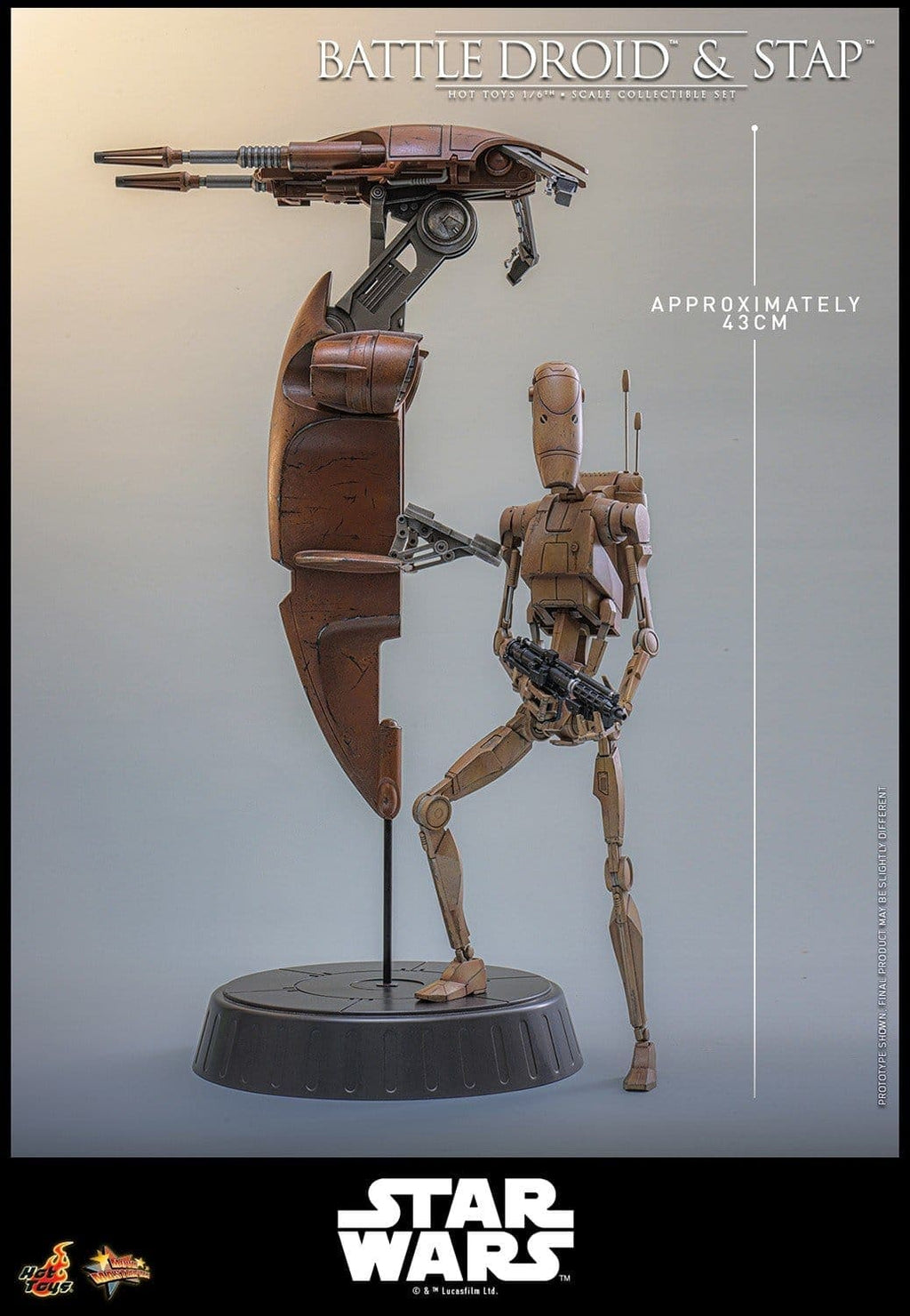 Set: Battle Droid & STAP - 1/6 - EP01