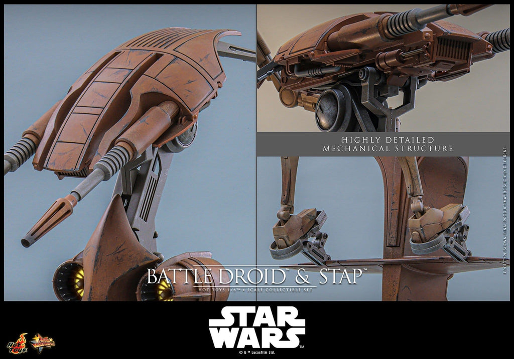 Set: Battle Droid & STAP - 1/6 - EP01