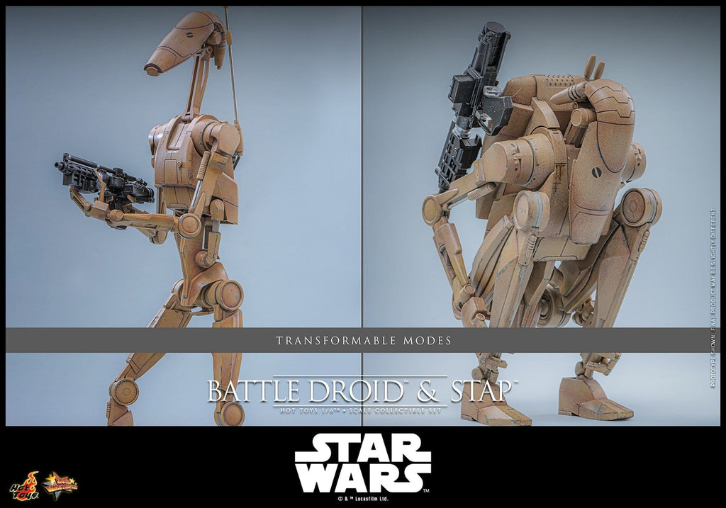 Set: Battle Droid & STAP - 1/6 - EP01