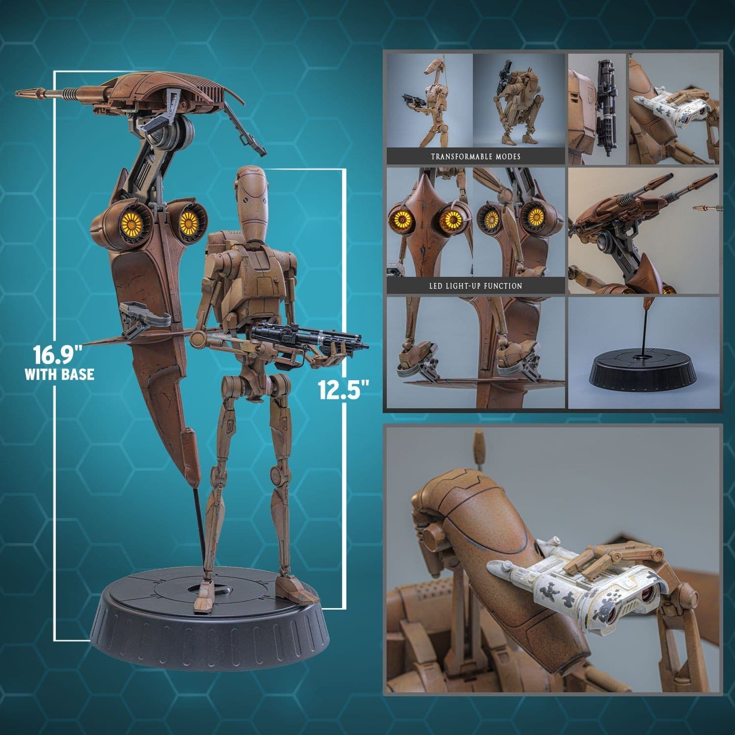 Set: Battle Droid & STAP - 1/6 - EP01
