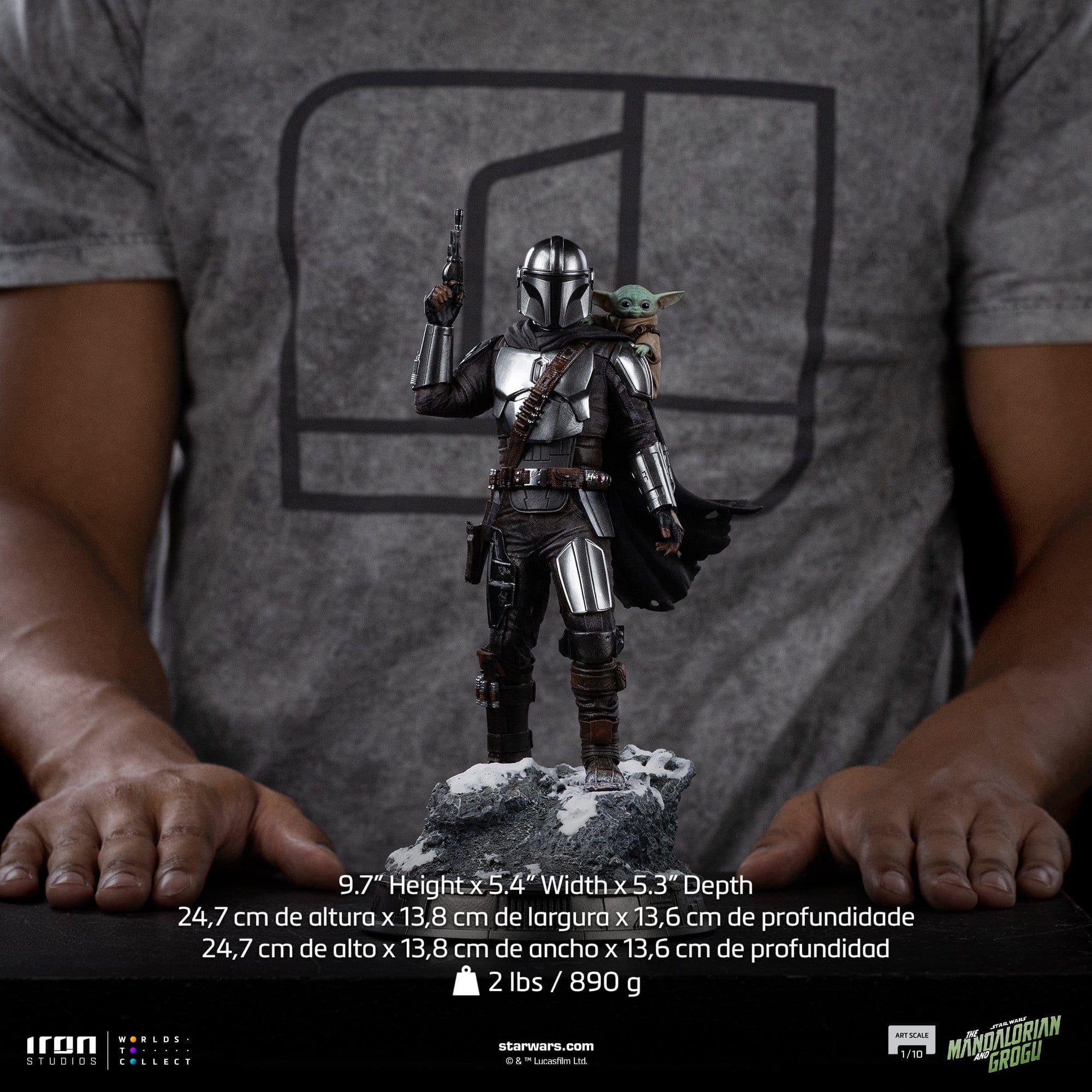 The Mandalorian & Grogu (Art Scale Statue 1/10)