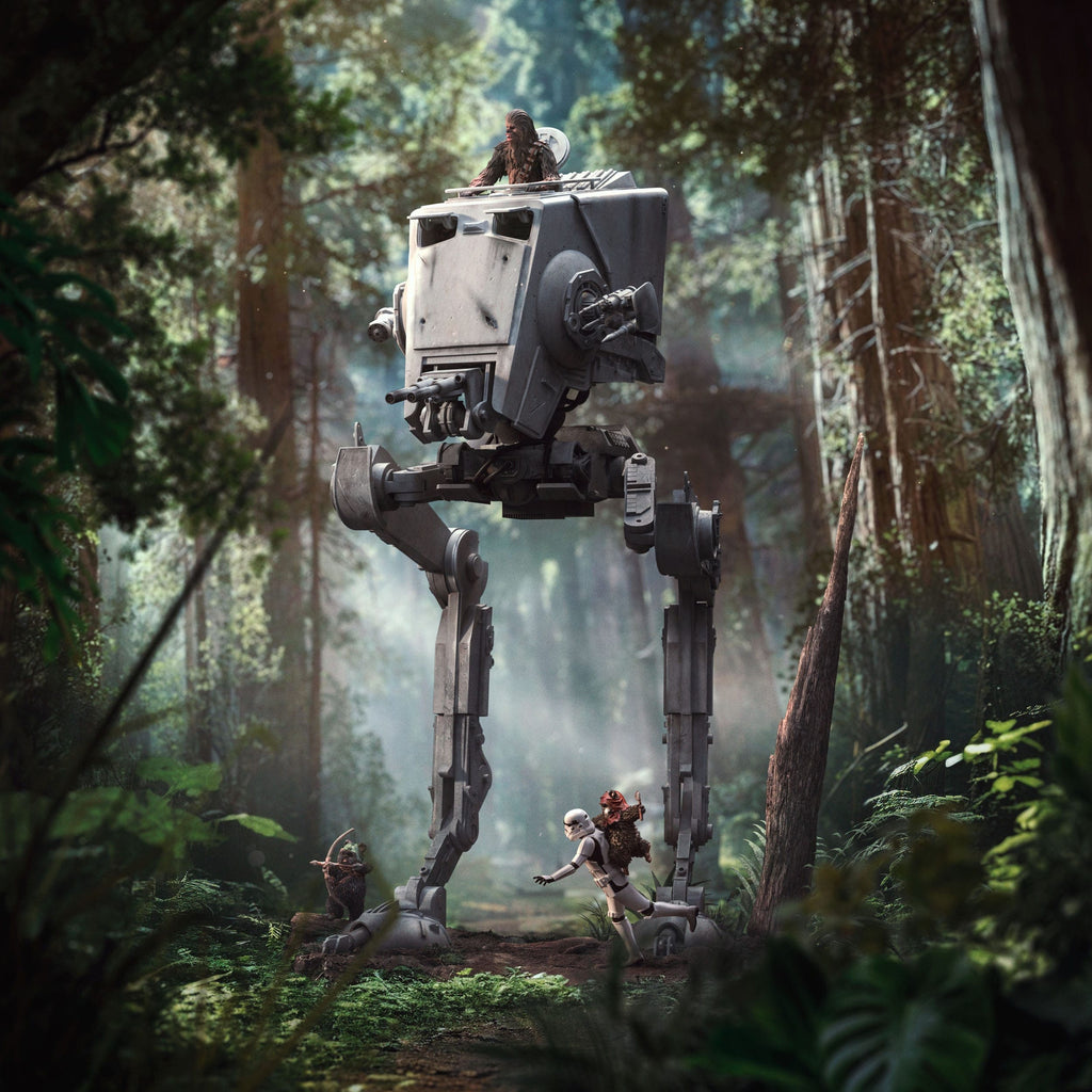 AT-ST and Chewbacca (Demi Art Scale 1/20)