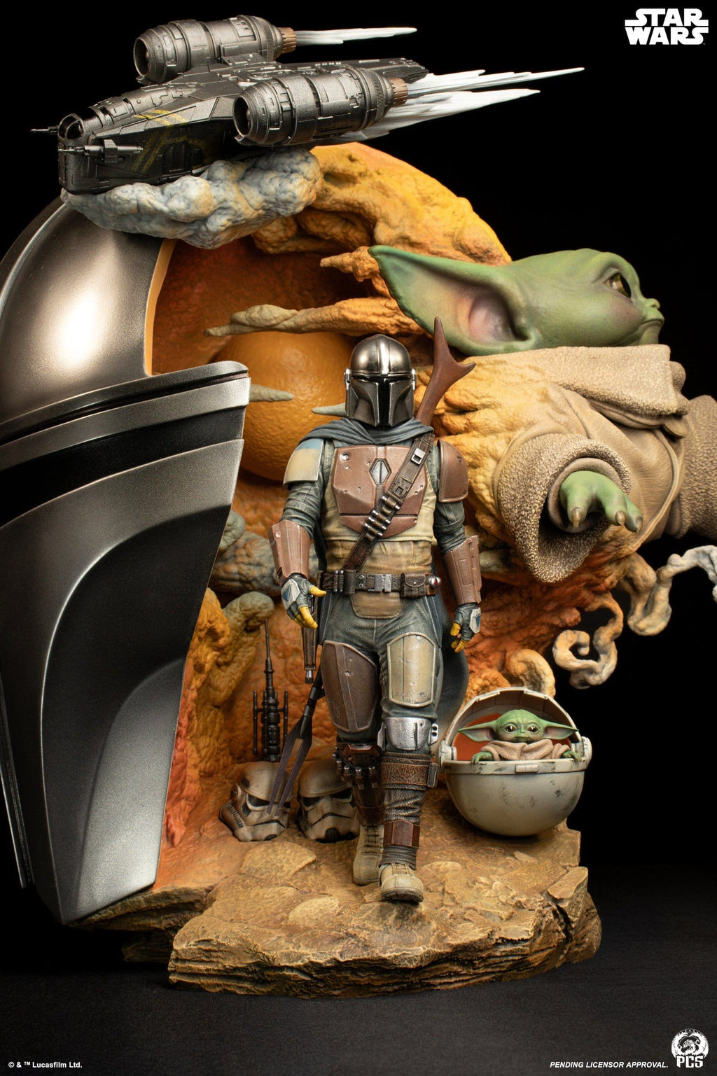 The Mandalorian (Fine Art Büste)