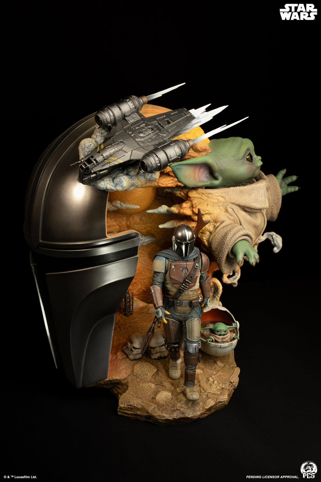 The Mandalorian (Fine Art Büste)
