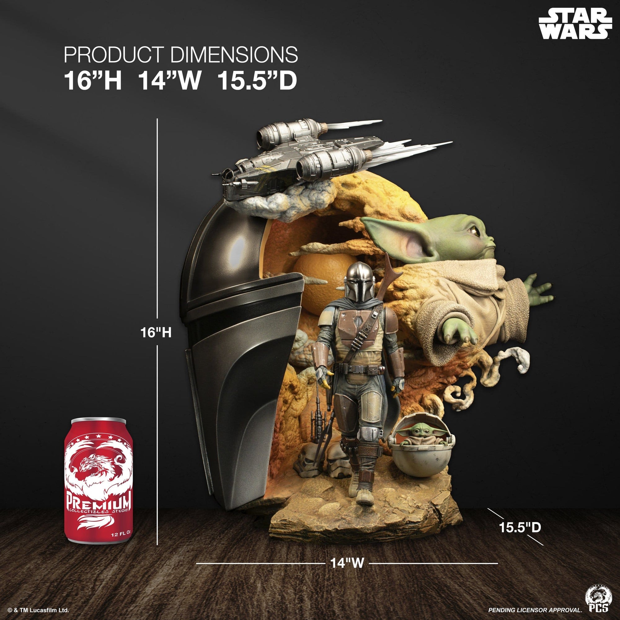 The Mandalorian (Fine Art Büste)