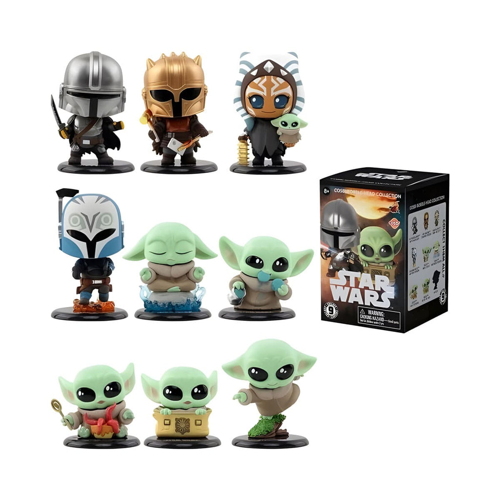 Blind Box Display (8 Stk.): Cosbi Minifiguren - The Mandalorian