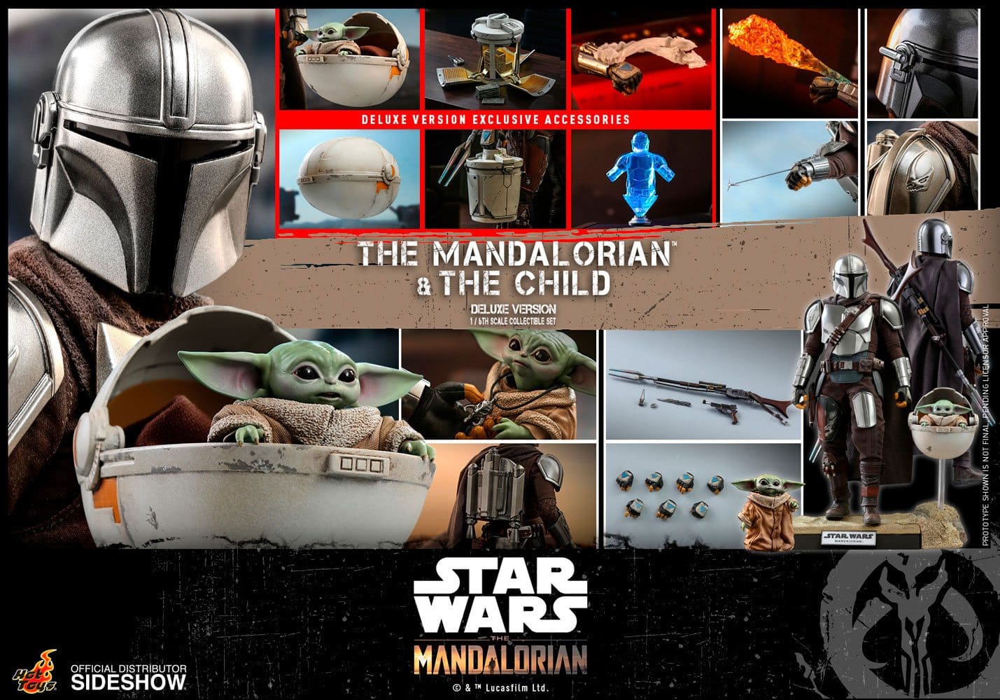 2er-Pack: The Mandalorian & The Child (Deluxe) - 1/6 - The Mandalorian