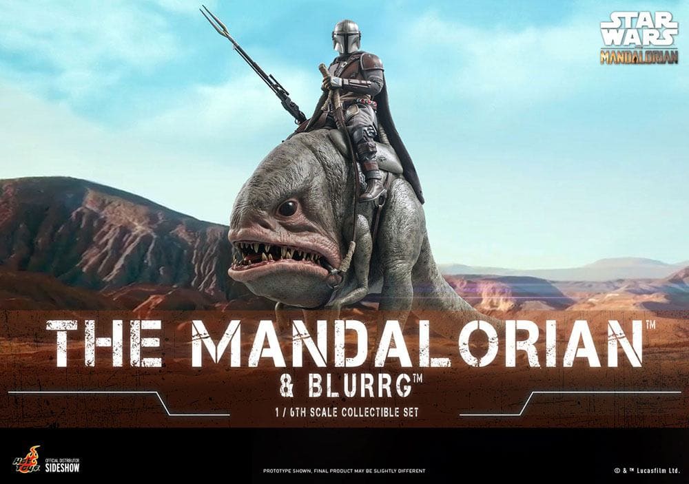 2er-Pack: The Mandalorian & Blurrg - 1/6 - The Mandalorian